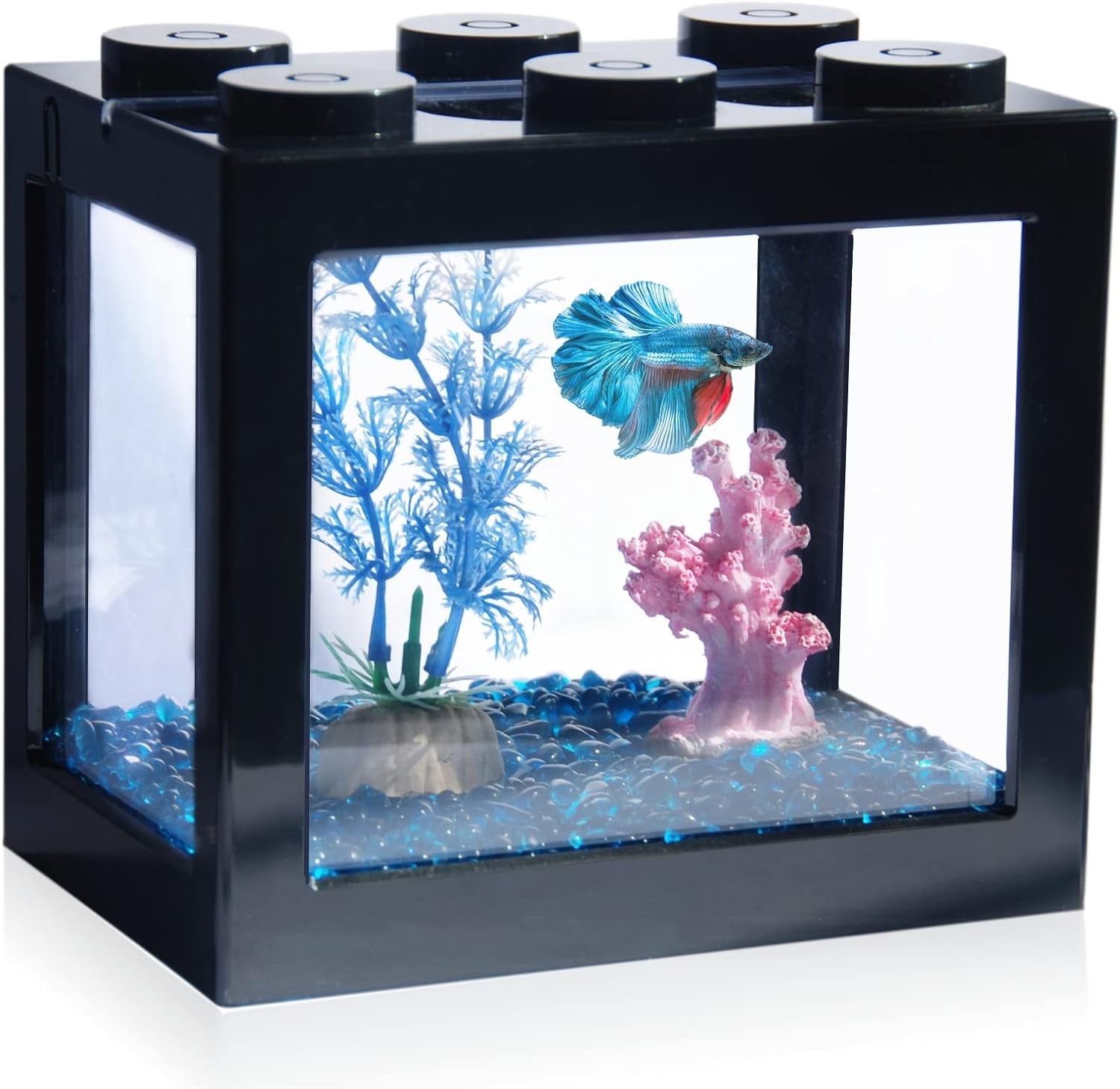 Fish Tank, Aquarium Tank, Stackable Mini Fish Tank Aquarium Tank Kit, 3 ...