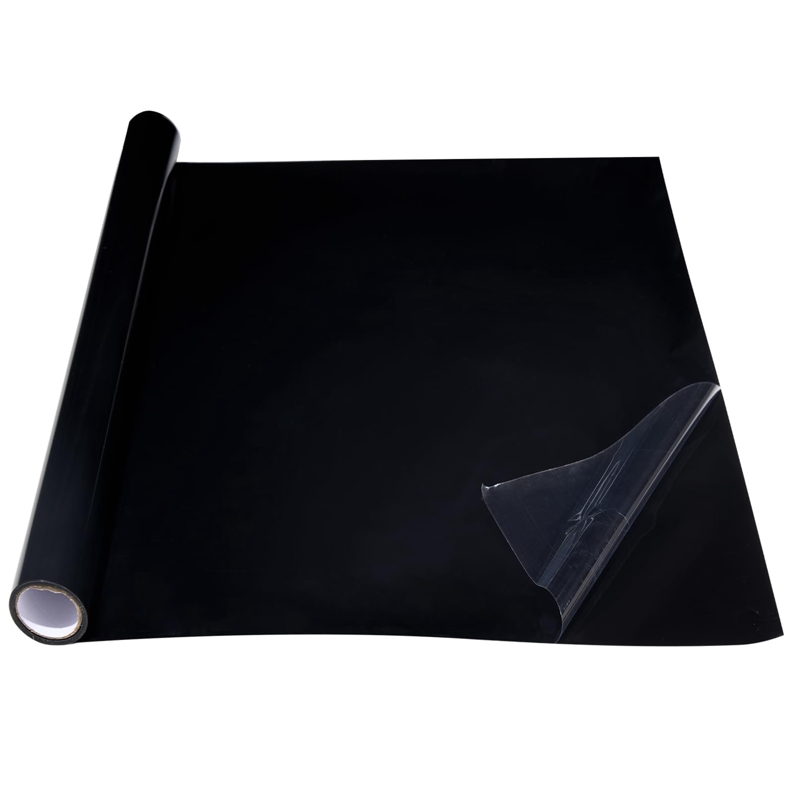 Fish Tank Background, Static Cling Black