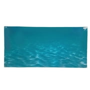 Fish Tank Background Sticker, Aquarium Poster Odorless Self Adhesive PVC 3D Sea Pattern Fade Resistant For Glass Tank 91x50cm