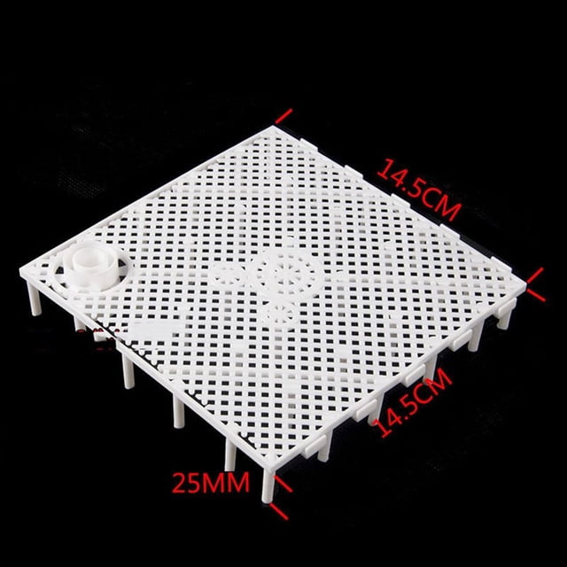Fish Tank Bottom Filter Plate Aquarium Divider Plastic Grid Plate