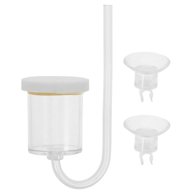 Fish Tank Bubble Maker Stone Acrylic Air with Suction Cup Shrimp