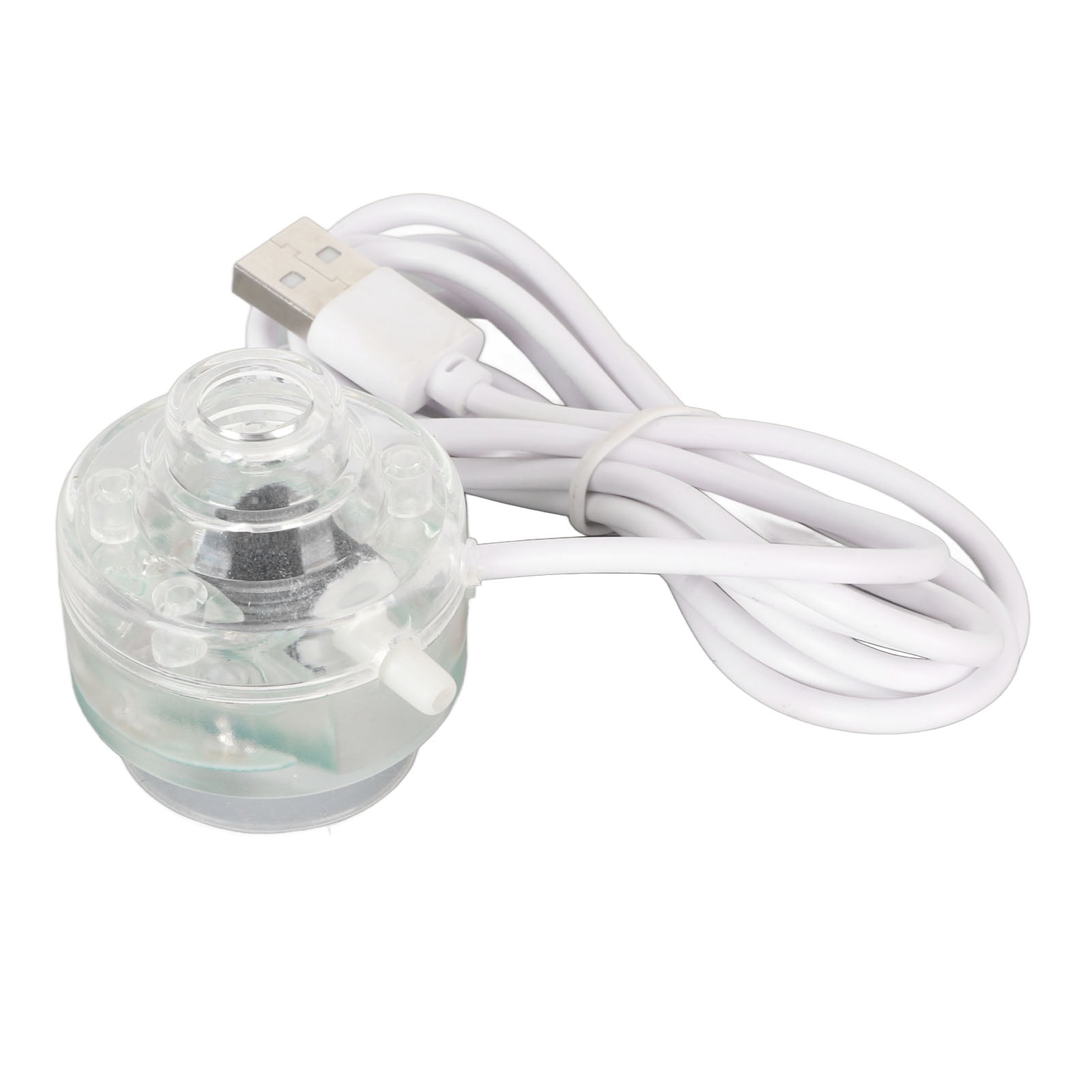 Fish Tank Bubbler Light Colorful Gradient Decorative Submersible LED Air Stone Lamp for Aquarium