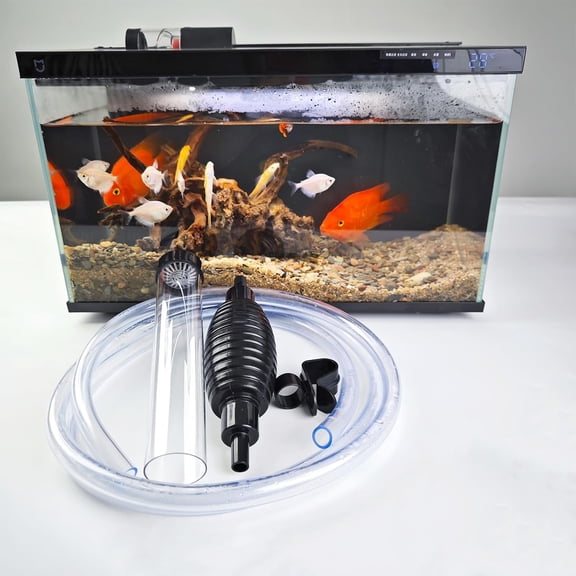 Fish Tank Cleaner Aquarium Siphon Gravel Vacuum for Changing Water Cleaning Gravel and Sand
