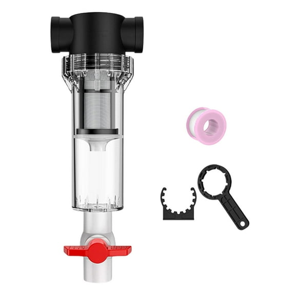 Fish Tank Cleaner Sediment Collector Aquarium Filter Made with Durable PC Material for Freshwater Saltwater Tanks