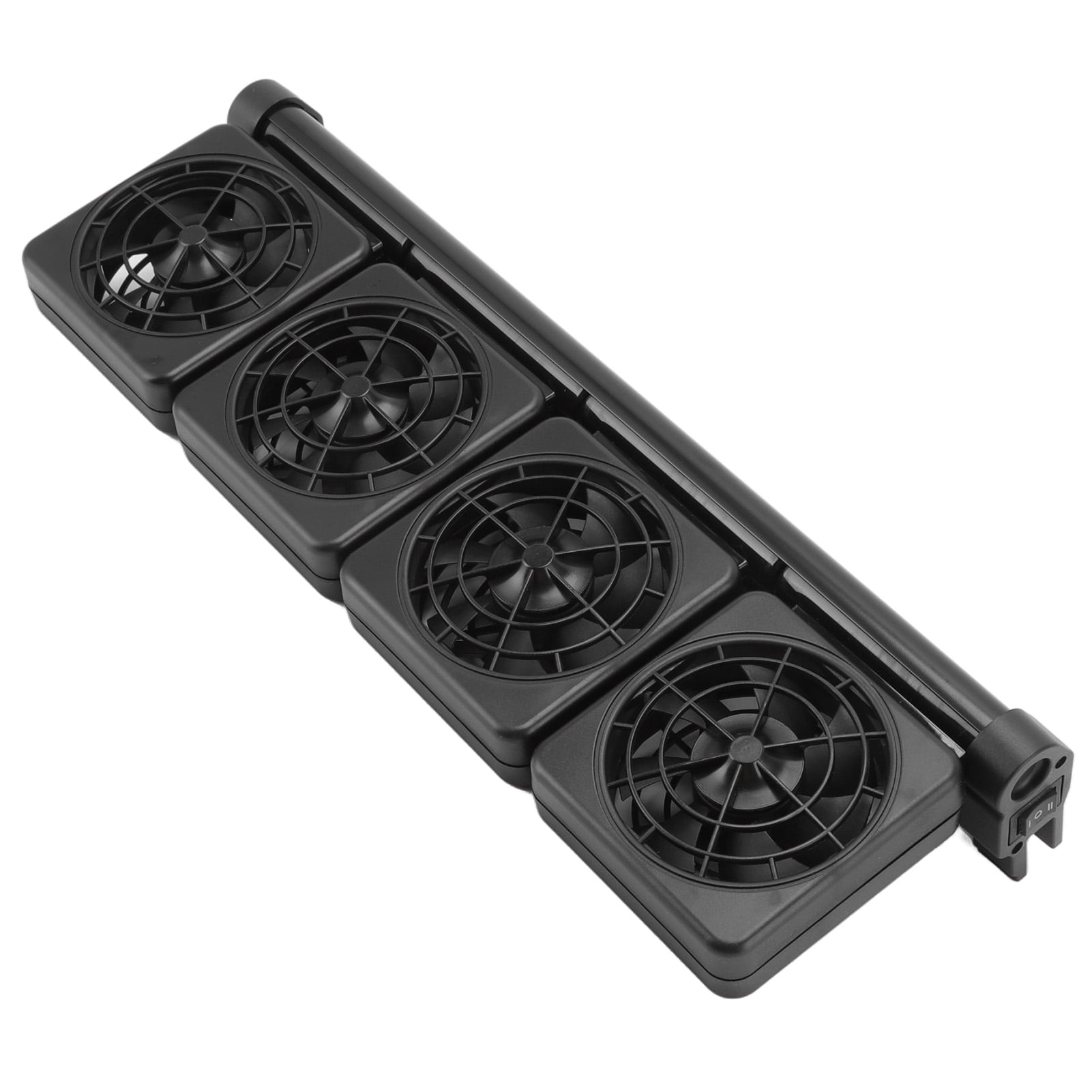 Fish Tank Cooling Fan 2 Level Quiet 4 Heads Adjustable Aquarium Chillers for Freshwater