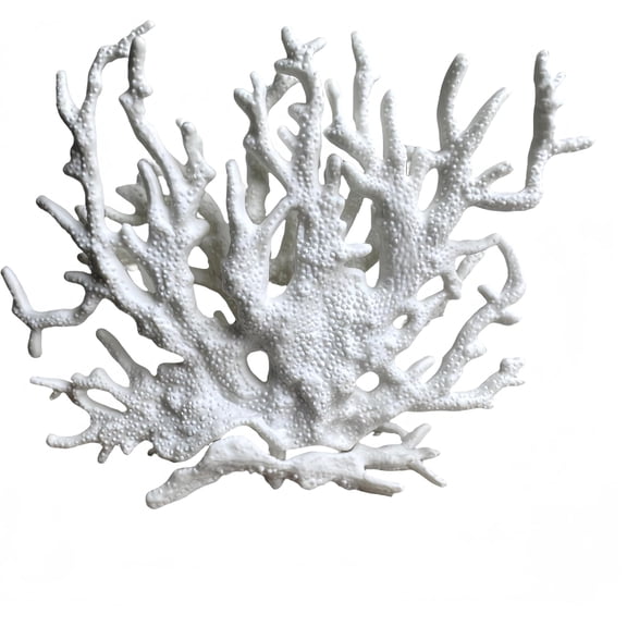 Fish Tank Decorations,Aquarium Corals Decoration, Aquarium Ornaments, Fish Tank Coral, Aquarium Corals Decoration, Fish Decorations for Aquarium (White, Medium)