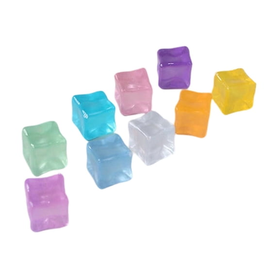 Fish Tank Decorations Fake Rocks Block Little Glow in The Dark Aquarium Stones Fish Turtle Tank Pebbles Gravel Garden Rocks 40Pc 1.4cm