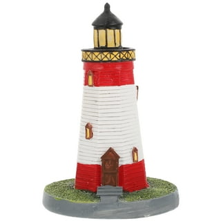 Lighthouse fish tank decorations hot sale