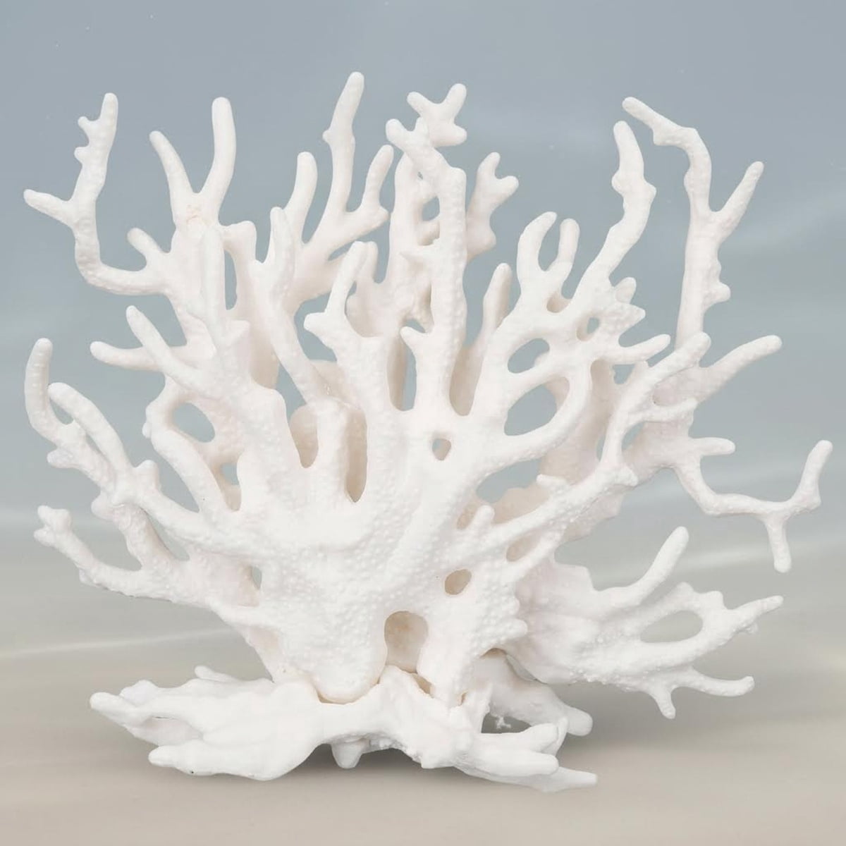 Fish Tank Decorations, White Resin Coral Reef Creative Realistic Aquarium Ornaments for Landscape Decor