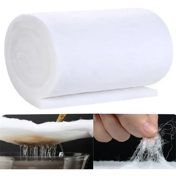 Fish Tank Filter Floss,Bexikou Aquarium Filter Pad, Filter Media, Dual Density Aquarium Filter Pad for Aquarium Filters,Aquarium Filter Floss for Fish/Reef/Turtles (78" x 12" x 0.78")