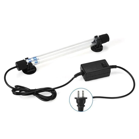 Fish Tank Germicidal UV Light Sterilizer Pond Aquarium Submersible Clean Lamp M6V5
