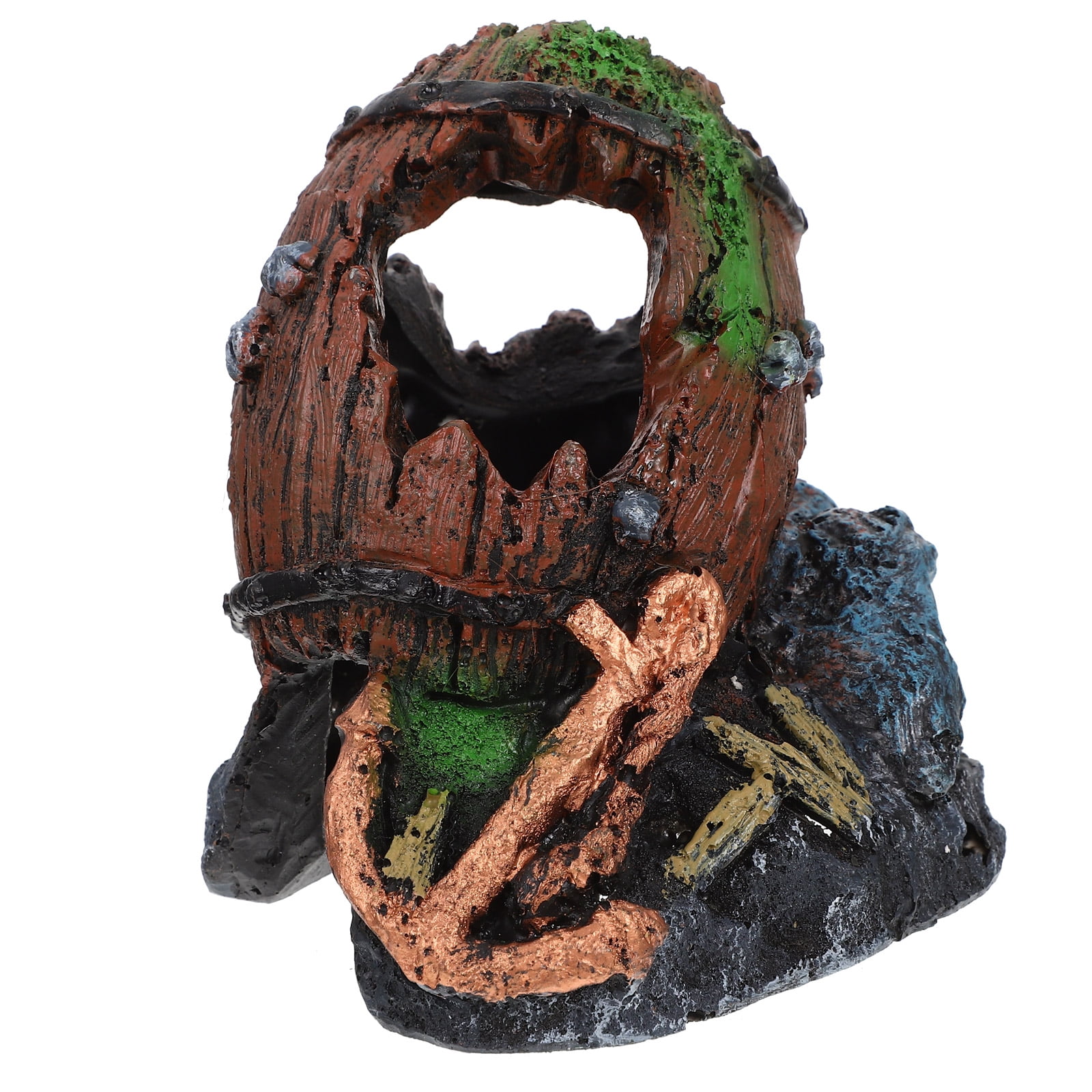 Fish Tank Landscaping Ornaments Aquarium Accessory Reptile Hide Hut