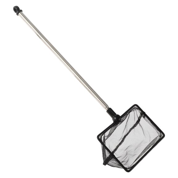 Fish Tank Net Fine Mesh Aquarium Fish Net 10-25 Inch Stainless Steel Extendable Handle 4inch