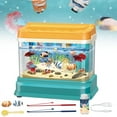 thumbnail image 1 of Fish Tank Play Set,Aquarium toys for kids,Magnetic Realistic Interactive Feeding Toy Fish Tank,Artificial Mini Aquarium,Toy with USB Light & Music,Gift For Children, 1 of 7
