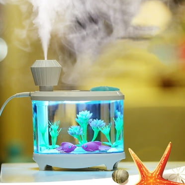 Fish Tank Portable Humidifier 460ml Cold Mist Small Humidifier USB Quiet Desktop Humidifier For Baby Bedroom Travel Office Home Christmas Decorations for Home Of The Day