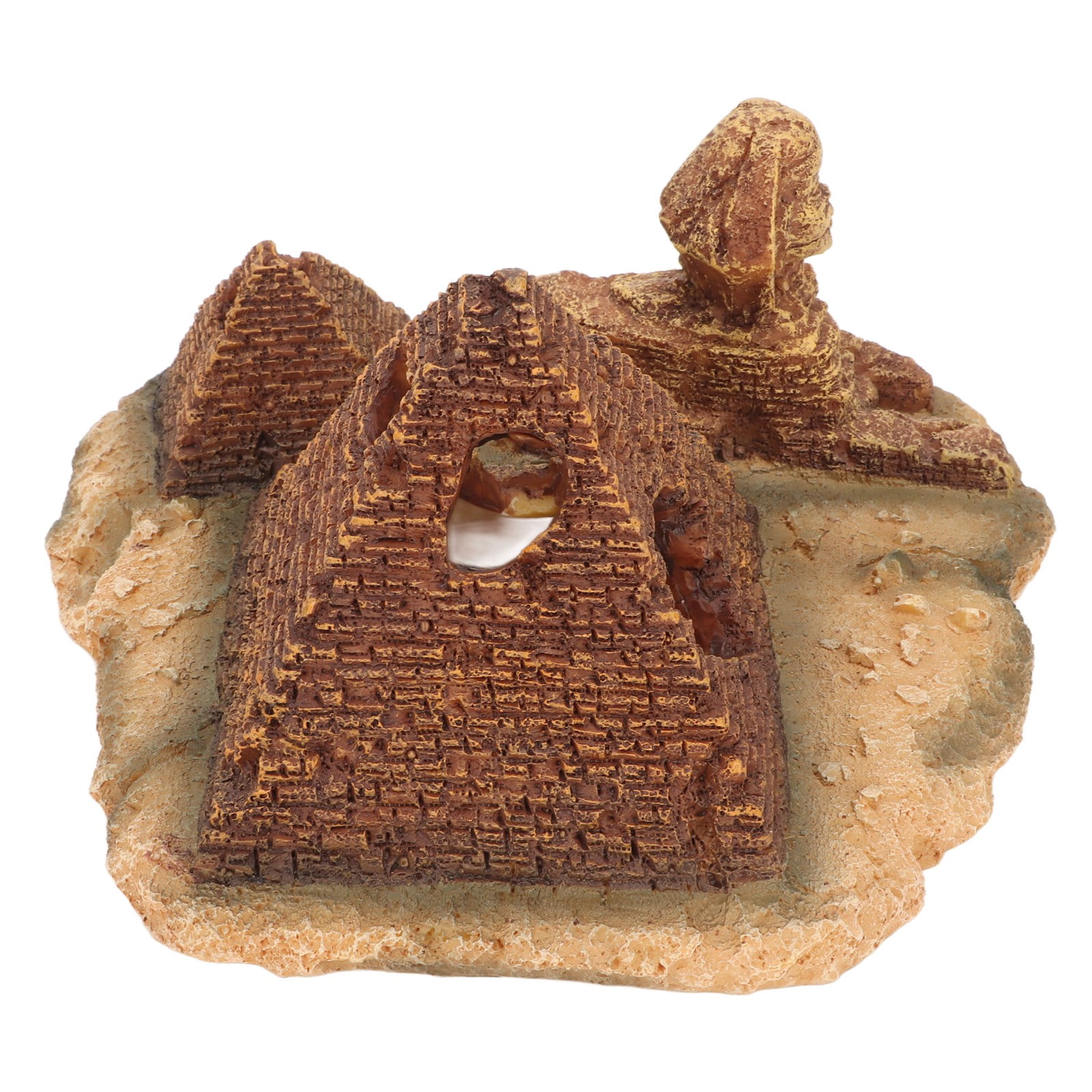 Fish Tank Pyramid Hiding Cave, Provide Visual Pleasure Aquarium Pyramid ...