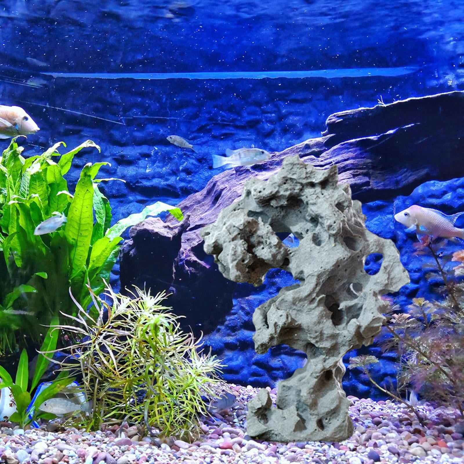 Fish Tank Rock Aquarium Figurine Mountain View Stone Artificial Rockery