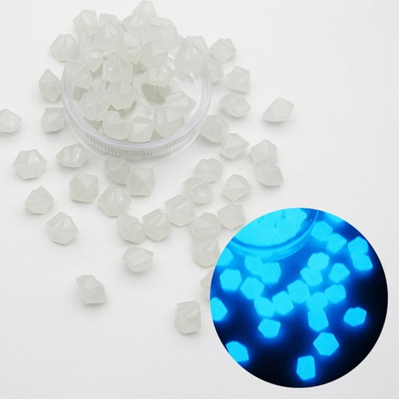 Clearance Under $5 Fish Tank Rocks,Rocks For Fish Tank,Glow Rocks,Fish Rocks,Glow In The Dark Rocks,Glow Rocks For Landscaping,Glowing Icechunk(White 200pcs 0.51*0.35in)from ANMUYUM