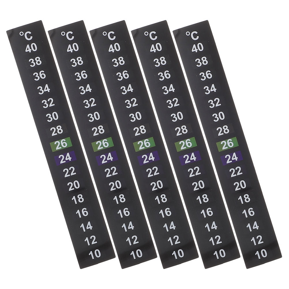 Fish Tank Temperature Sticker Stickers Thermometer Strip Digital on for