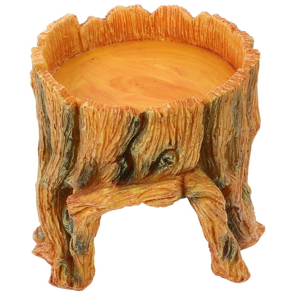 Fish Tank Tree Stump Landscaping 14.90X14.00X13.20CM Orange