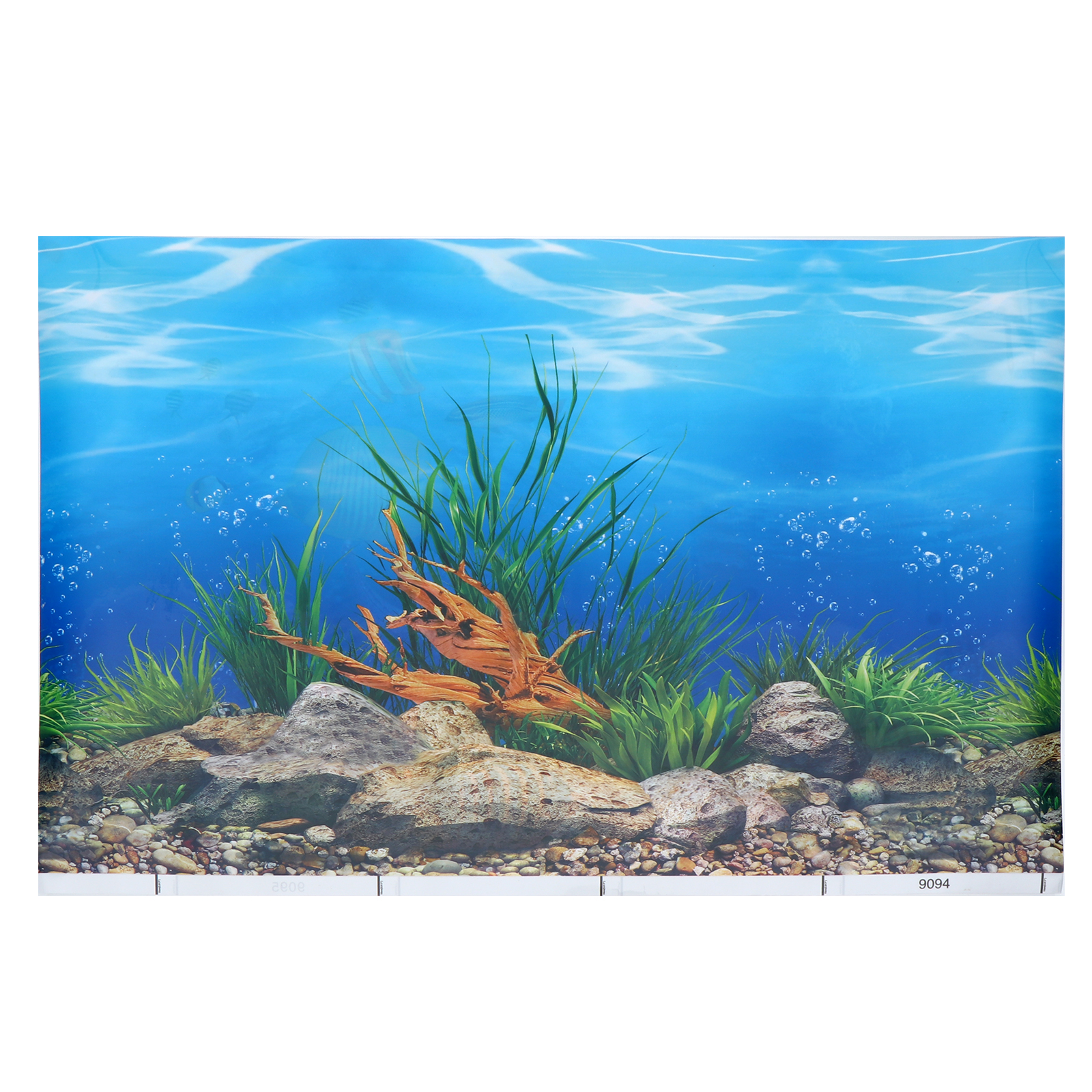 Fish Tank Wall Sticker Aquarium Background 48 X 24 3d Wallpaper Poster