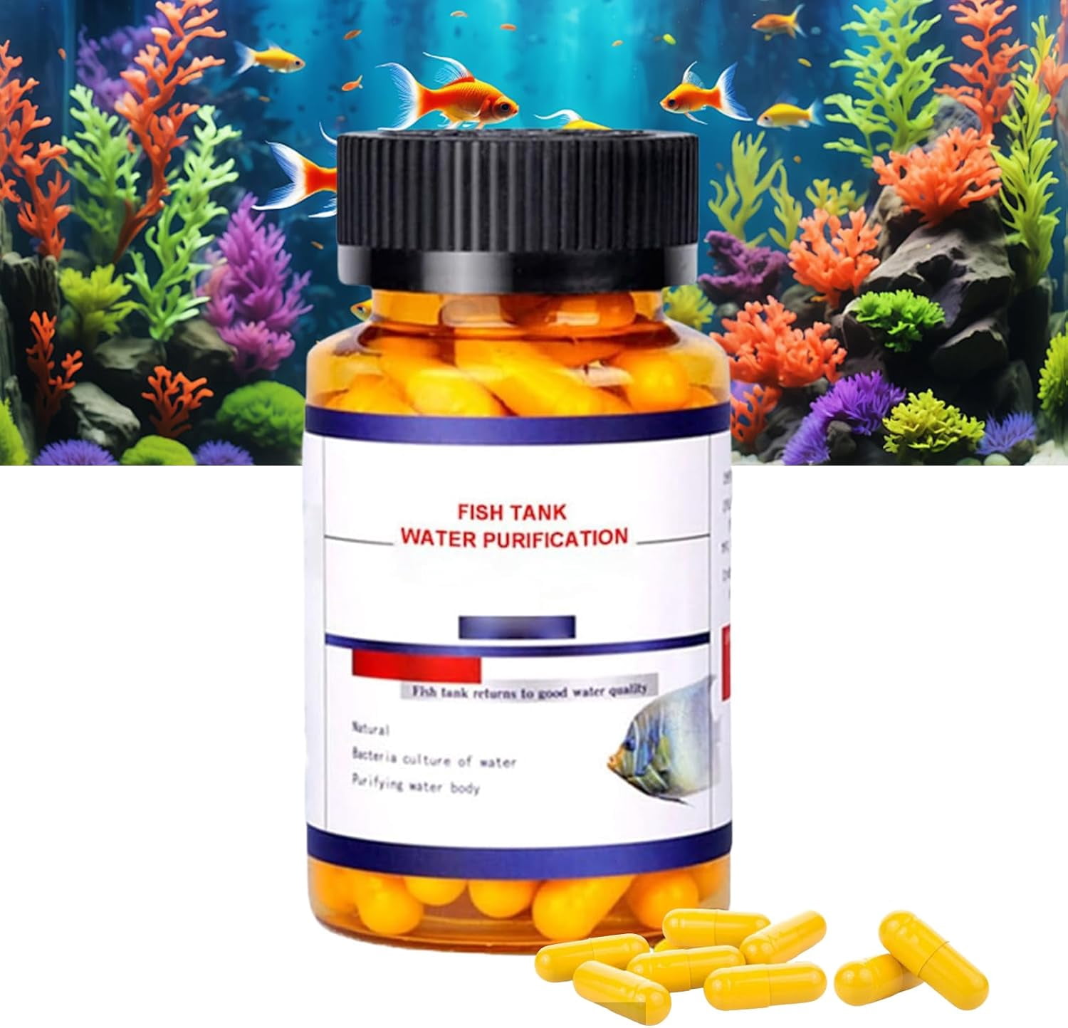Image result for Fish Tank Water Purification Capsule, Powerful Aquarium Water ...