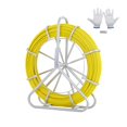 Fish Tape Fiberglass 600/656ft Duct Rodder Fishtape Wire Puller Fishing