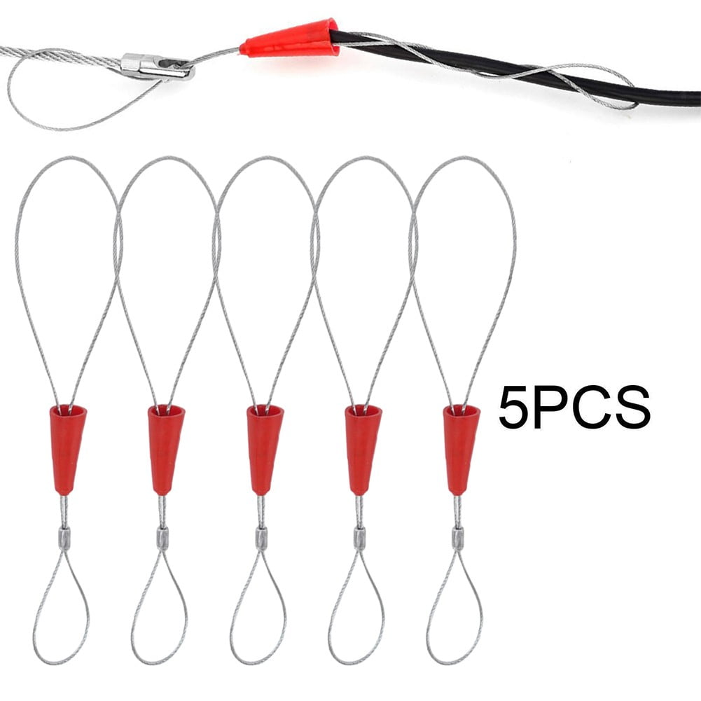 electrical fish tape accessories Fish Tape Puller Cable Puller Adjustable Electrical Accessories Fastening  Tool Silver Steel Wiring Accessories