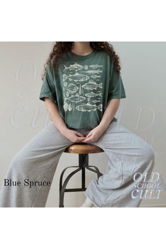 Fish Tattoo Style Vintage 90s Tshirt, Retro Y2k Fisher Shirt, Fish Shirt For Men, Bass Lovers, Fisher Gifts, Ocean Apparel