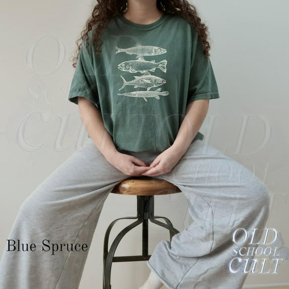 Fish Tattoo Style Vintage 90s Tshirt, Retro Y2k Fisher Shirt, Fish Shirt For Men, Bass Lovers, Fisher Gifts, Ocean Shirt