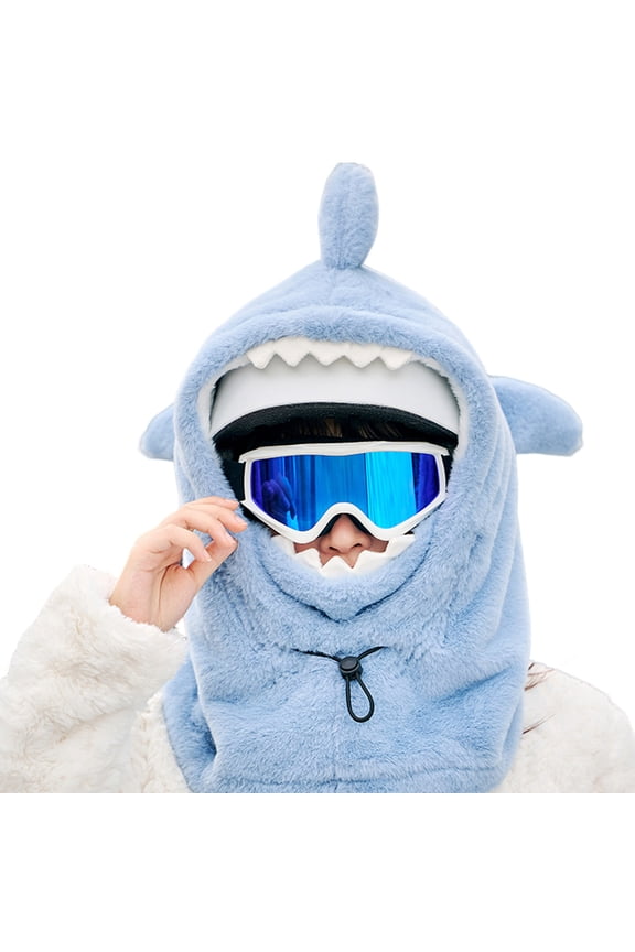 Fish Themed Ski Helmets Covers Pullover Mask Headwear for Men and Women Winter Outdoor Sport Trapper Hat Snowboard Gear