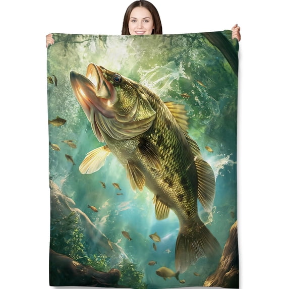 Fish Throw Blanket 50