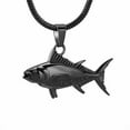 thumbnail image 1 of Fish Urn Necklace for Ashes for Men Women Memorial Jewelry Keepsake Necklace for Human/Pet Ashes, 1 of 7