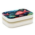thumbnail image 1 of Fish Velvet Portable Travel Organizer Box with Removable Compartment - Display Case Included - Ideal Gift, 1 of 7