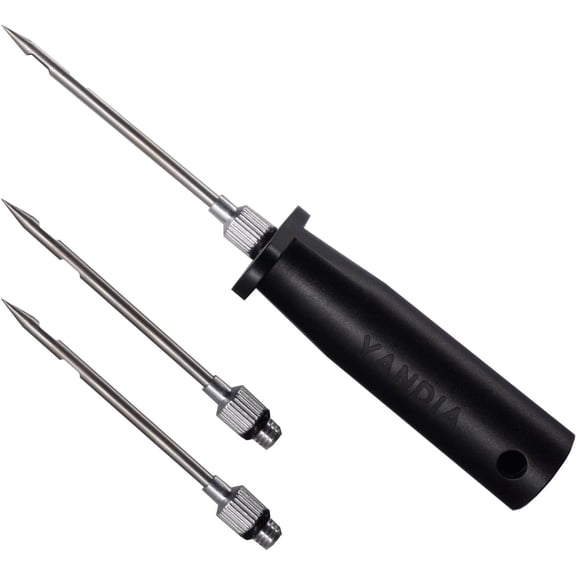 Fish Venting Tool ABS Handle(Two Spare Replaceable Stainless Steel Needles)