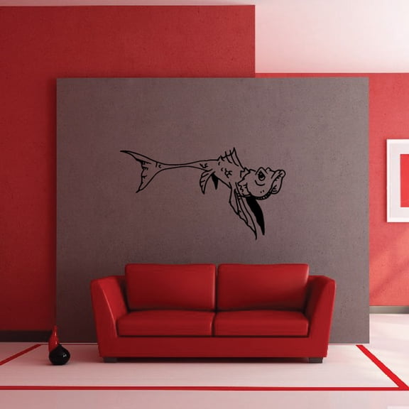 Fish Wall Decal - Vinyl Decal - Car Decal - DC259 - 36 Inches