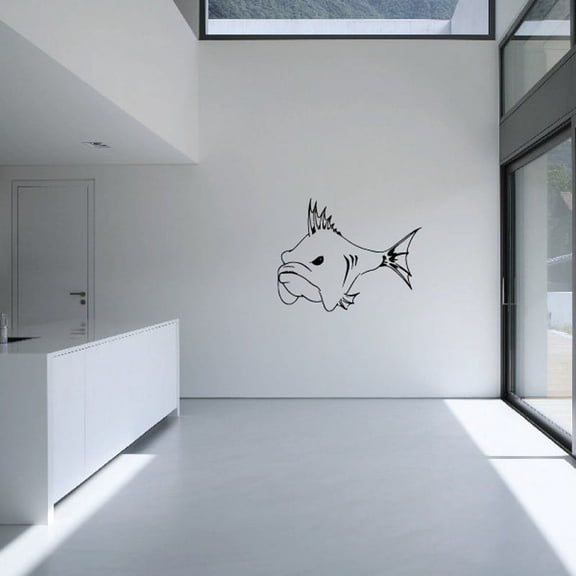 Fish Wall Decal - Vinyl Decal - Car Decal - DC297 - 36 Inches