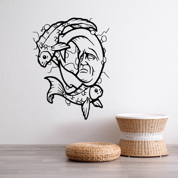 Fish Wall Decal - Vinyl Decal - Car Decal - DC488 - 36 Inches