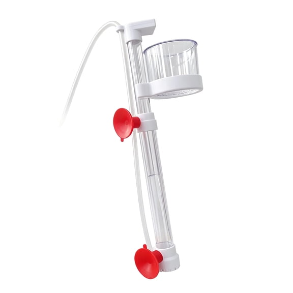 Fish Waste Remover for Home Aquarium Care, Air Driven Siphon Collector with Hose, Filter Cotton, Bottom Guard Tool