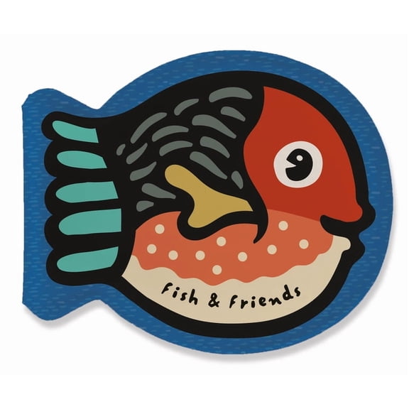 Wee Gallery Shaped Bath Books Fish & Friends: Watch Me Change Color in Water!, (Paperback)
