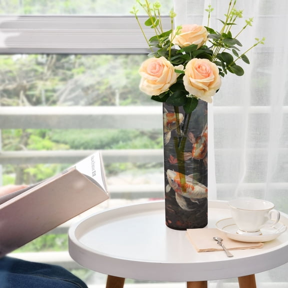 Fish and Flowers Vases for Flowers Modern Decorative Vase Home Decor for Bedroom Kitchen Living Room Centerpieces