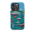 thumbnail image 1 of Fish by Patternistas Abstract Art Phone Case for iPhone 16 15 14 13 12 11 Pro Max, 1 of 2