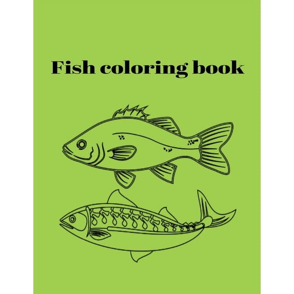 Fish coloring book (Paperback)