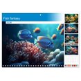 thumbnail image 1 of Fish fantasy (Monthly Wall Calendar 2026 11.7 x 16.5 (open)), CALVENDO 14 Month Calendar, 1 of 9