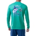 thumbnail image 1 of Fish n Vibe Men's Long Sleeve Sun Protection Performance Fishing Tee, 1 of 9