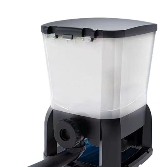 Fish pond automatic feeder Koi fish food feeder feeding machine fish pond intelligent timing outdoor feeding ,Easy to Install