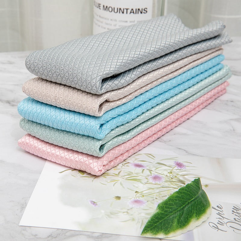 Fish scale cloth lazy kitchen glass cloth dishwashing cloth household ...