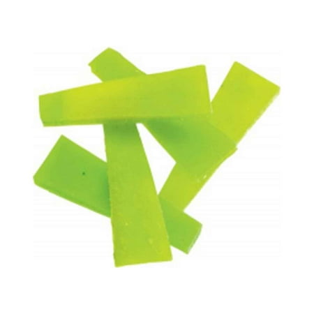 Fishbites Fish'n Strips 4" E-Z Crab Bait, Power Lime, 15 Count