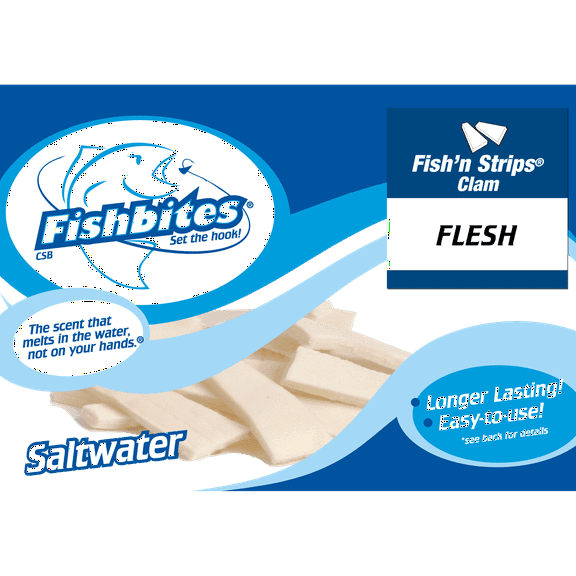 Fishbites Fish'n Strips Clam Bait