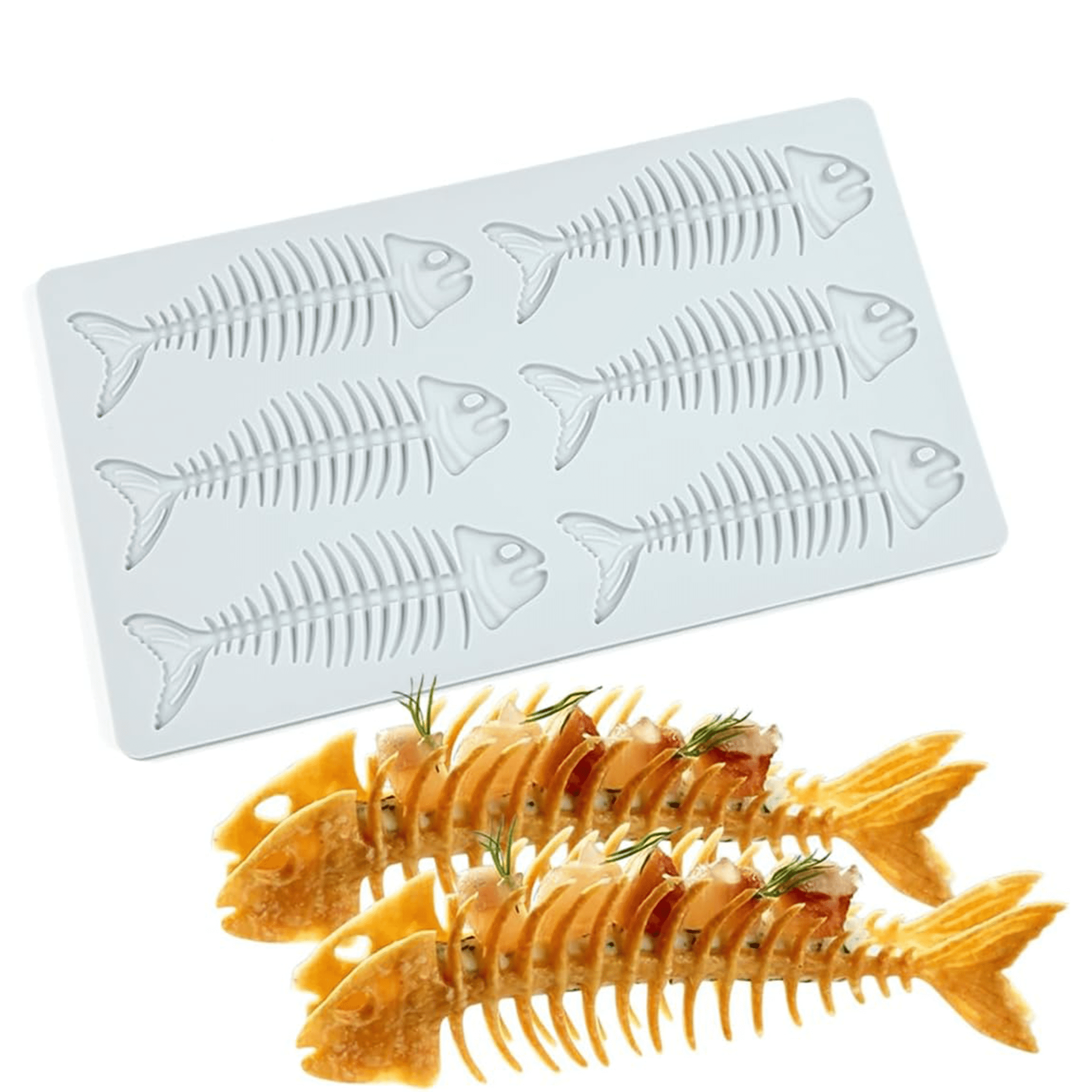 Fishbone Lace Silicone Mold for Cake Fondant, Sugarcraft Icing ...